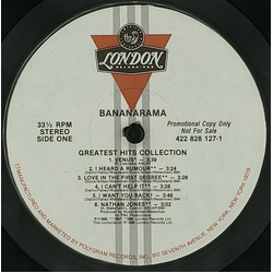 Bananarama The Greatest Hits Collection Vinyl LP USED