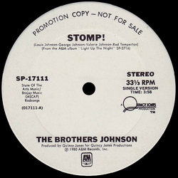 Brothers Johnson Stomp! Vinyl 12" USED