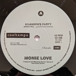 Monie Love Grandpa's Party Vinyl 12" USED