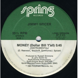 Jimmy Spicer Money (Dollar Bill Y'all) Vinyl 12" USED