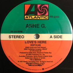 Ann G. Love's Here Vinyl 12" USED