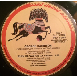 George Harrison When We Was Fab Vinyl 12" USED