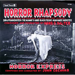 Hans J. Salter / John Cacavas Horror Rhapsody / Horror Express Vinyl LP USED