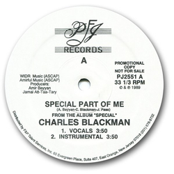 Charles Blackman Special Part Of Me Vinyl 12" USED
