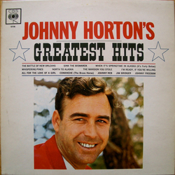 Johnny Horton Johnny Horton's Greatest Hits Vinyl LP USED