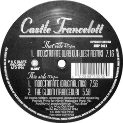 Castle Trancelott Indoctrinate Vinyl 12" USED