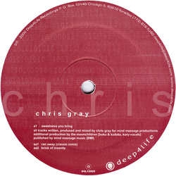 Chris Gray Sweetness You Bring Vinyl 12" USED