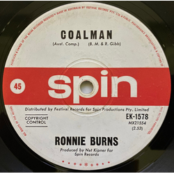 Ronnie Burns Coalman Vinyl 7" USED