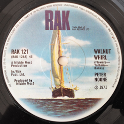 Peter Noone Walnut Whirl Vinyl 7" USED