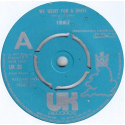 Tibble We Went For A Drive Vinyl 7" USED