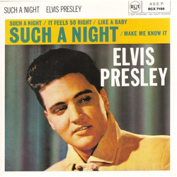 Elvis Presley Such A Night Vinyl 7" USED