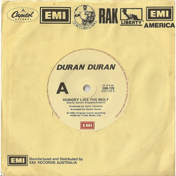 Duran Duran Hungry Like The Wolf Vinyl 7" USED