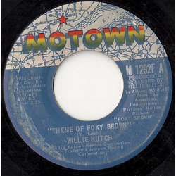 Willie Hutch Theme Of Foxy Brown Vinyl 7" USED