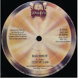 Tenor Saw Bad Bwoy USED VINYL 12INCH 45 RPM