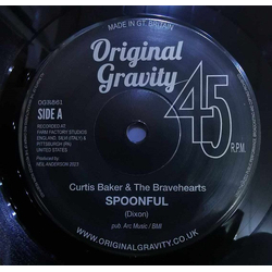 Curtis Baker & The Bravehearts Spoonful Vinyl 7" USED