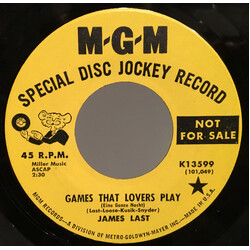 James Last Games That Lovers Play / Lara's Theme From "Doctor Zhivago" Vinyl 7" USED