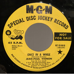 Jean-Paul Vignon Once In A While Vinyl 7" USED