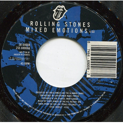 The Rolling Stones Mixed Emotions Vinyl 7" USED