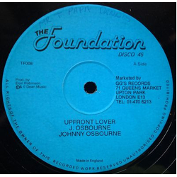 Johnny Osbourne / Tranny Ranking Upfront Lover / Van Man Vinyl 12" USED