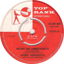 The John Dankworth Orchestra We Are The Lambeth Boys Vinyl 7" USED