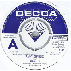 Alan Lee (11) Rainy Changes Vinyl 7" USED
