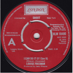 Louise Freeman I Can Do It (If I See It) / How Could You Run Away Vinyl 7" USED