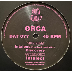 Orca Intalect / Intalect (Promised Land VIP) / Discovery Vinyl 12" USED
