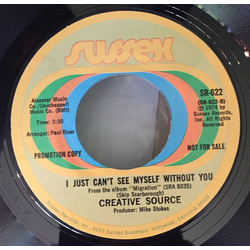 Creative Source Keep On Movin' / I Just Can't See Myself Without You Vinyl 7" USED