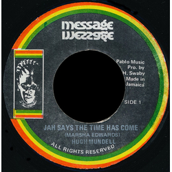 Hugh Mundell Jah Says The Time Has Come Vinyl 7" USED