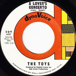 The Toys A Lover's Concerto Vinyl 7" USED