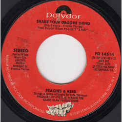 Peaches & Herb Shake Your Groove Thing Vinyl 7" USED
