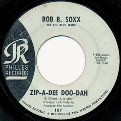 Bob B. Soxx And The Blue Jeans Zip-A-Dee Doo-Dah USED VINYL 7INCH SINGLE 45 RPM