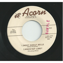 The Acorn Sisters At The Lighthouse / I'm Going Blind Vinyl 7" USED