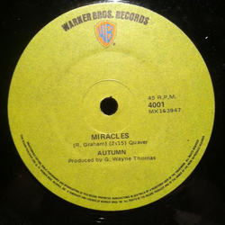 Autumn (17) Miracles / Falling Vinyl 7" USED