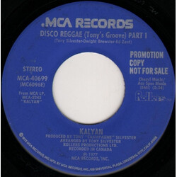 Kalyan Disco Reggae (Tony's Groove) USED VINYL 7INCH SINGLE 45 RPM PROMO