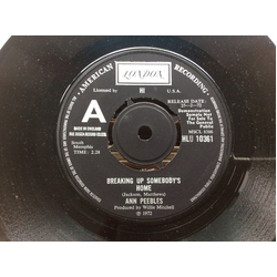 Ann Peebles Breaking Up Somebody's Home Vinyl 7" USED