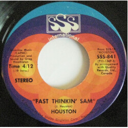 Houston (8) Fast Thinkin' Sam / Mucho Gusto USED VINYL 7INCH 45 RPM