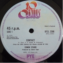Edwin Starr Contact / Working Song Vinyl 12" USED