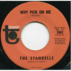 The Standells Why Pick On Me / Mr. Nobody Vinyl 7" USED