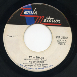 Spinners It's A Shame Vinyl 7" USED