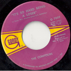The Contours It's So Hard Being A Loser Vinyl 7" USED
