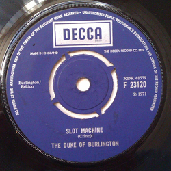 The Duke Of Burlington Flash Vinyl 7" USED
