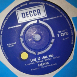 Caravan Love To Love You / Golf Girl Vinyl 7" USED
