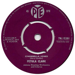 Petula Clark Cinderella Jones USED VINYL 7INCH SINGLE 45 RPM