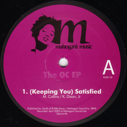 Mick Collins / Kenny Dixon Jr. The OC EP Vinyl 12" USED