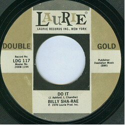 Billy Sha-Rae / Bobby Hebb Do It / Sunny '76 Vinyl 7" USED