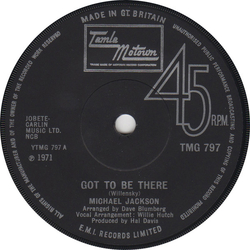 Michael Jackson Got To Be There Vinyl 7" USED