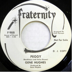 Gene Hughes (2) Peggy / We Could USED VINYL 7INCH 45 RPM SINGLE PROMO