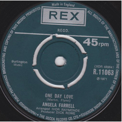 Angela Farrell One Day Love Vinyl 7" USED