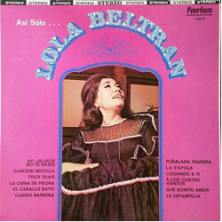 Lola Beltrán Así Sólo . . . Vinyl LP USED